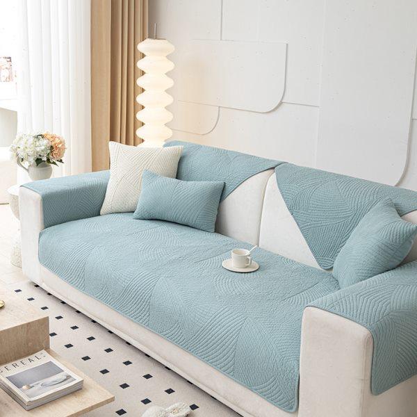 纯色全棉沙发垫四季通用简约现代防滑沙发坐垫布艺棉沙发套罩布巾,居家布艺,沙发垫,淘宝优惠券,粉丝福利购,淘宝优惠卷