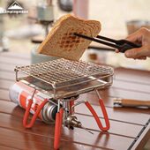 柯曼304不锈钢面包吐司烤网户外露营气炉烧烤网野餐烤肉便携小型