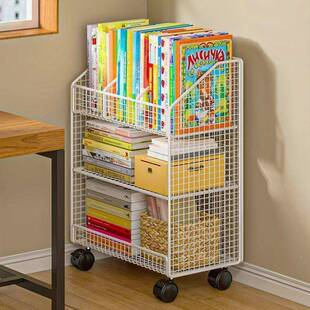 食置物架多功能桌置物物架可移下动零书架书桌ONG旁收纳架学生收