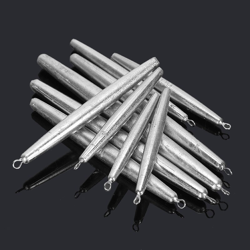 特价包邮a5斤装专用锚鱼笔形不锈钢吊环超硬长条形防挂底远投铅坠