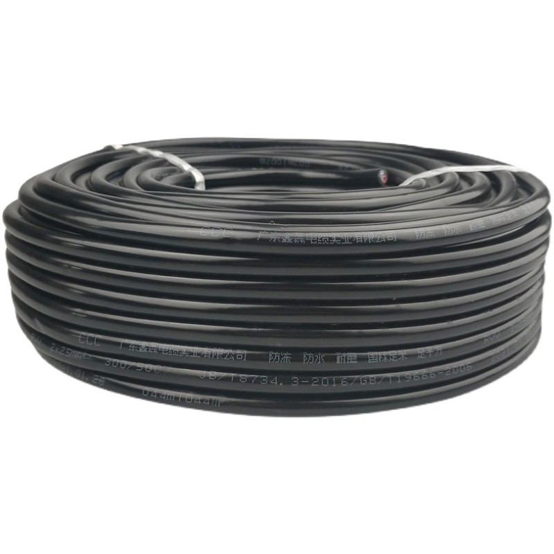 三芯国标电线户外电缆线防冻防w水电源线软线家用2.5 4平方护套线