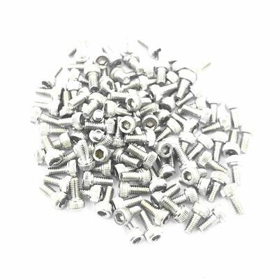 80pcs/盒制#4-40系列英美制不锈钢内圆六角2柱杯头螺丝螺母#4-40