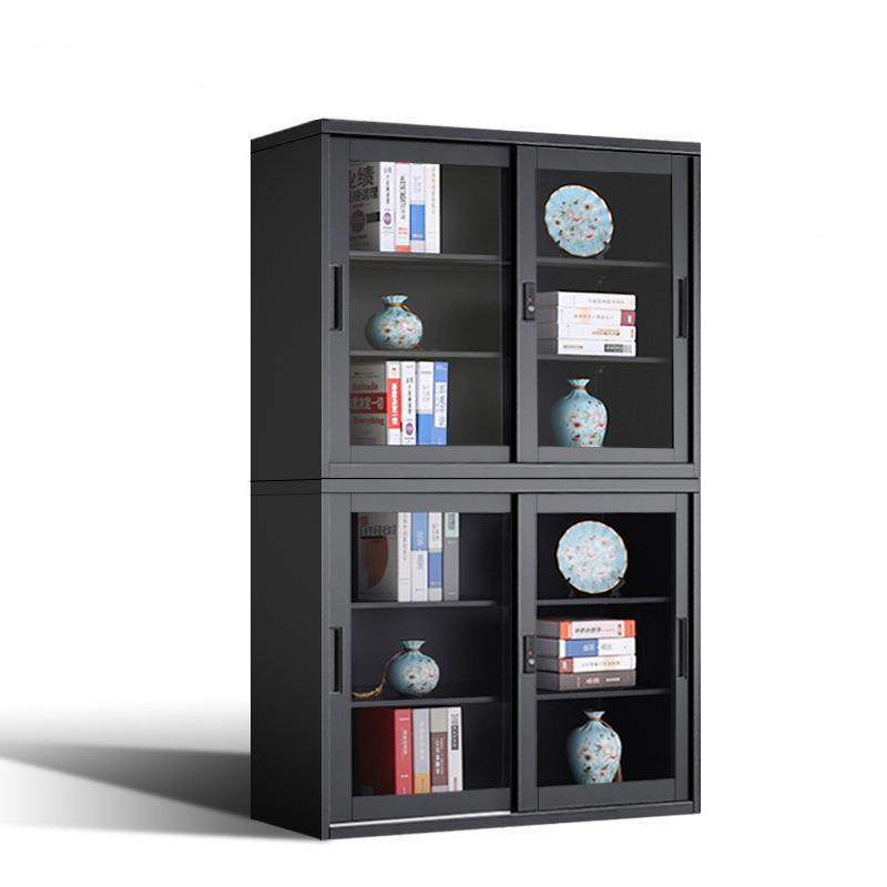 柜钢制办璃公料柜SY-CHWJG黑色文件柜资资料柜分体凭证柜带锁储物,商业/办公家具,办公储物柜,淘宝优惠券,粉丝福利购,淘宝优惠卷