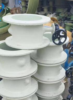 旭能玻璃钢蝶腐阀风调节方XVO圆形加工形风阀耐蚀量安装便捷