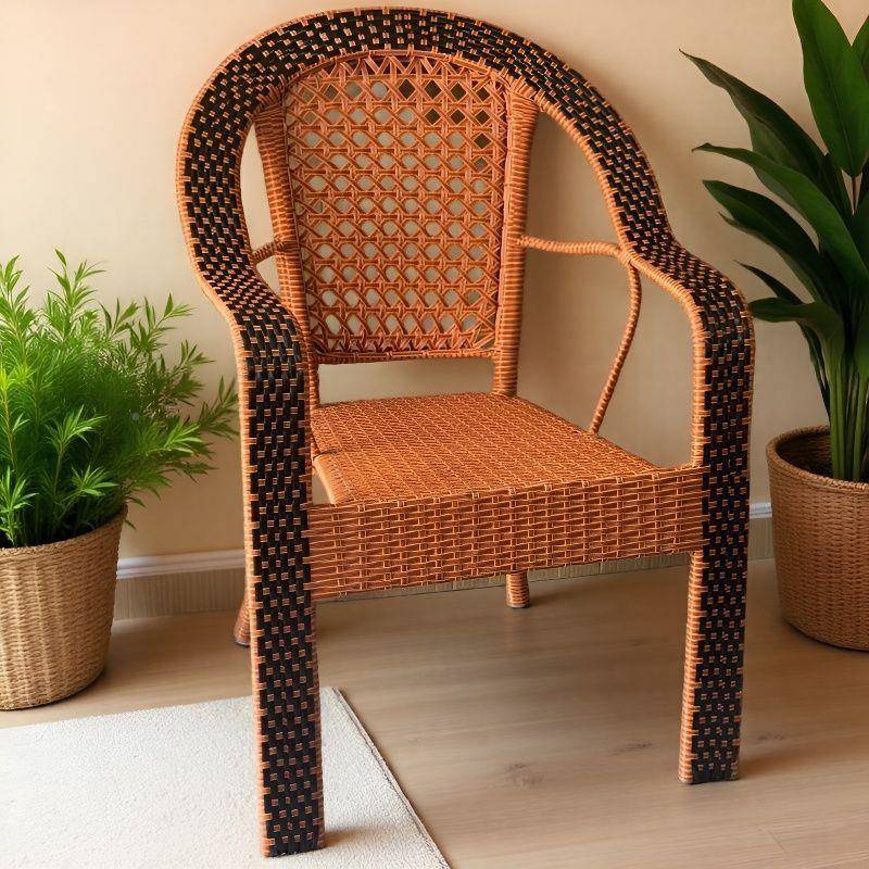 阳台休闲桌椅工靠背老年人FYR藤椅家用编庭院手编椅制户外室内藤