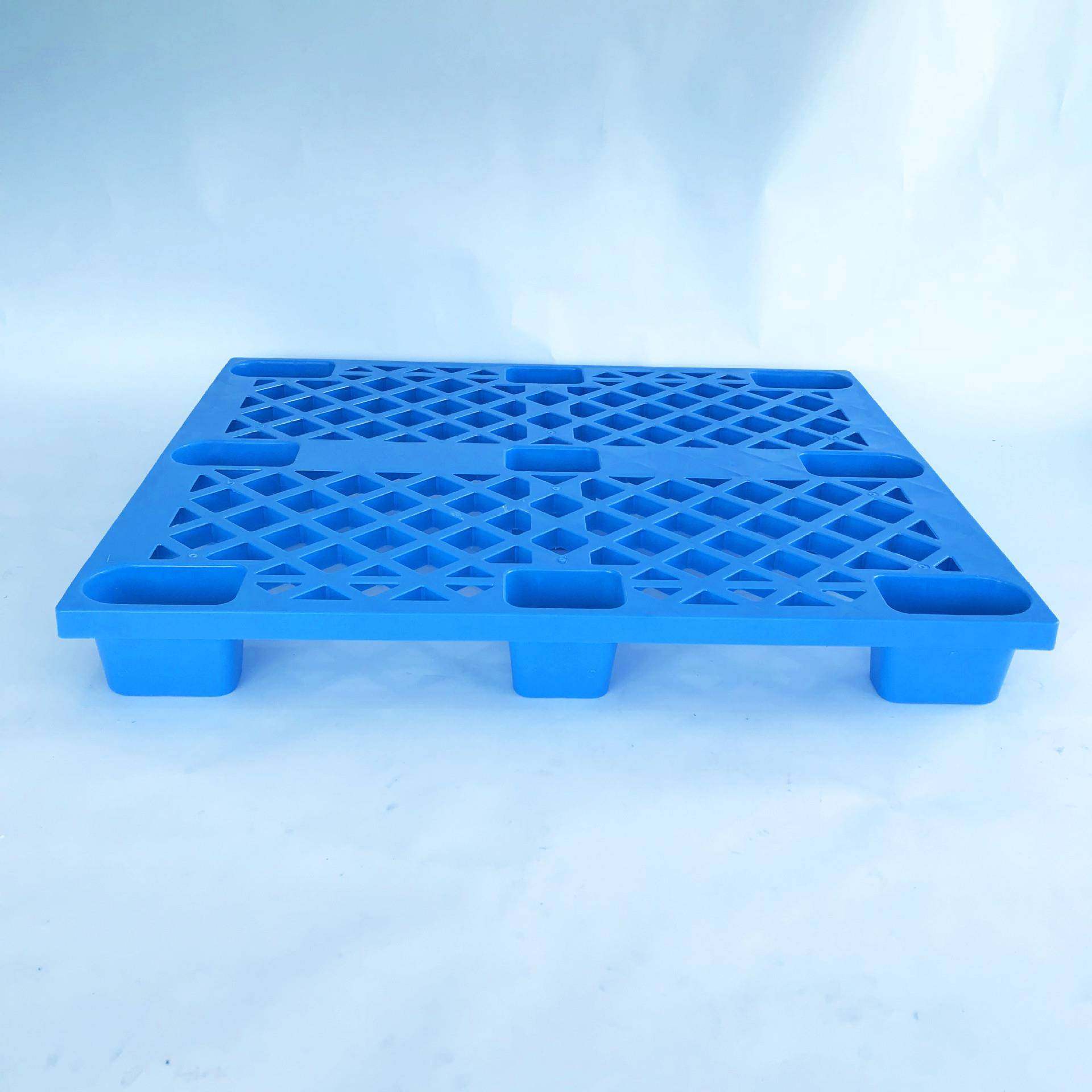120可叠网九脚塑料托盘四面IBT进叉车套栈板格1米2*1米轻型1塑胶