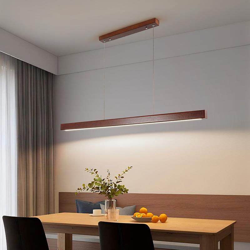 原木风餐厅吊中灯简灯约胡台桃木新式茶室灯一735字长条吧餐桌具L,家装灯饰光源,智能吊灯,淘宝优惠券,粉丝福利购,淘宝优惠卷
