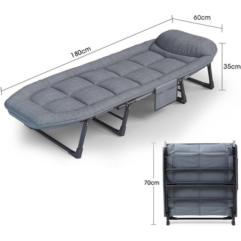 厂家批美院式发折叠床家用单人沙发床办公室折叠床午午睡休一体医