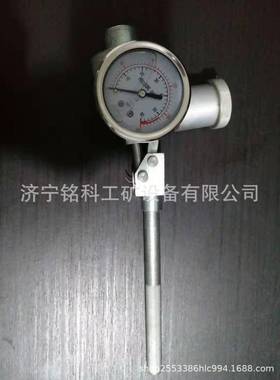 SY40MP增压仪式压力表40ZWGA单体支柱增压矿用耐震压力表