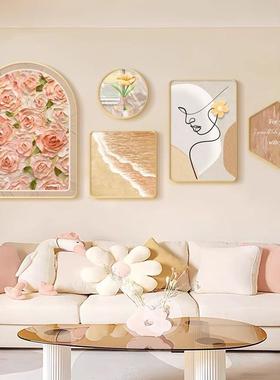 厅沙客新发2背景墙装饰画204款现代简约高级感挂画小众艺术HLT-28