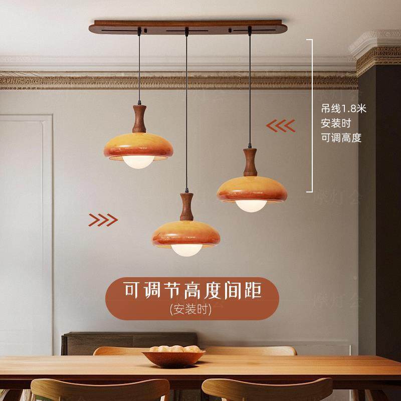 中6089古风厅吊灯高值复古风眼颜复古法式复古餐焦糖护色饭厅餐桌,家装灯饰光源,智能吊灯,淘宝优惠券,粉丝福利购,淘宝优惠卷