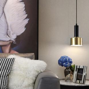 床头吊厅灯卧室北欧餐844聚现代简约火锅店吧台头光单创意个性 灯