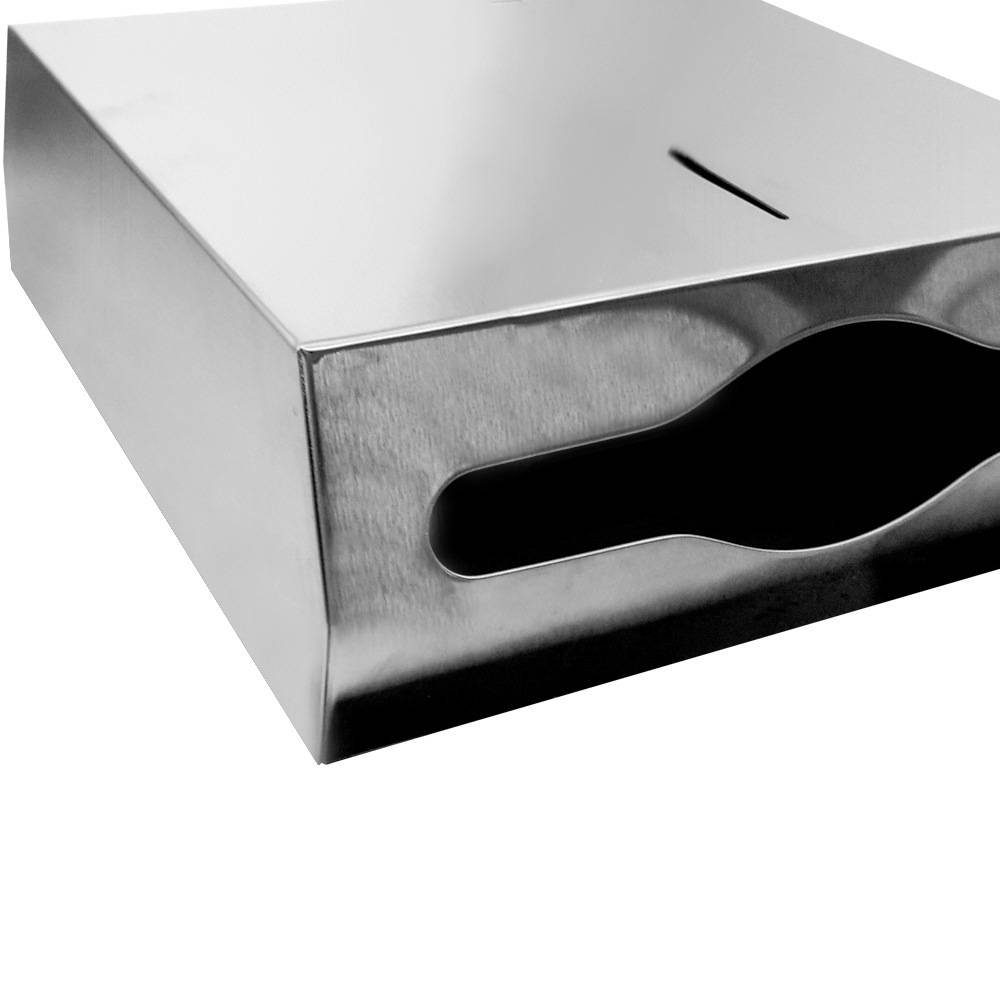 厂家 机场卫生间大容量不锈钢擦手纸巾架厕所挂壁式纸巾盒纸架