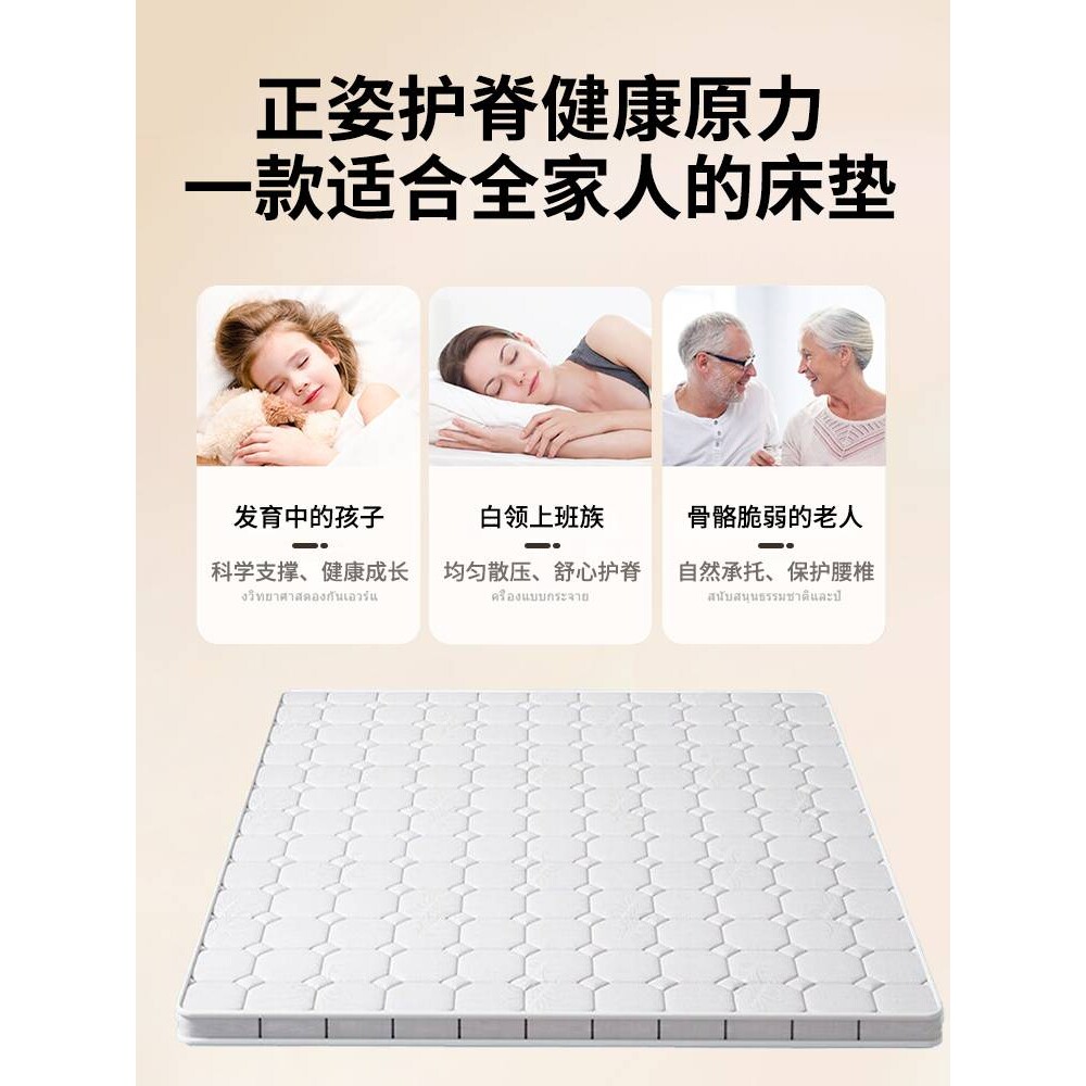 ?床垫硬垫子软床加硬护脊床垫上面铺的硬垫儿童椰棕床垫