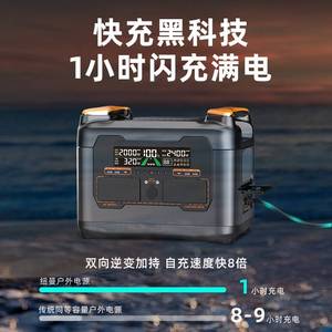 纽曼S2400大容量2度电大功率移动户外电源2400w应急电源自驾露营