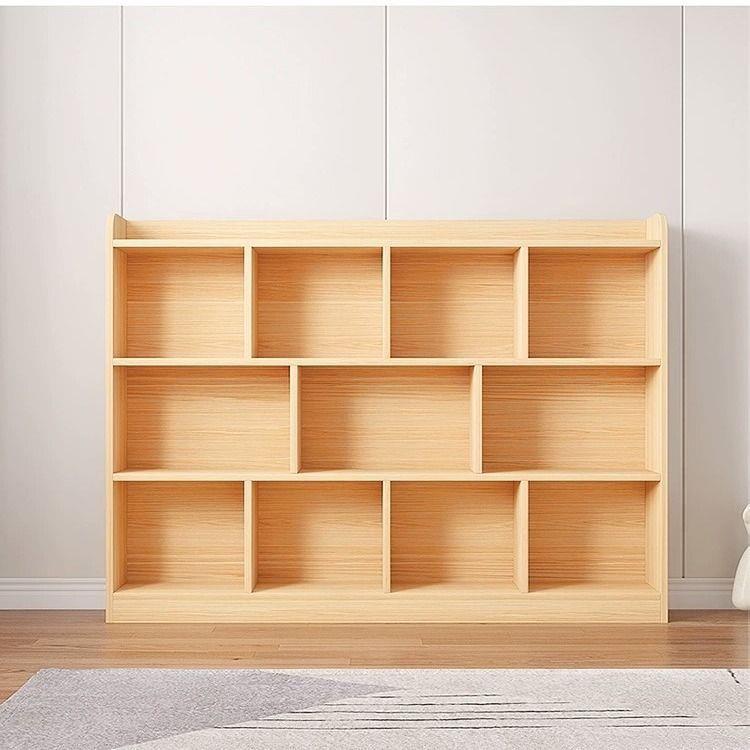 实木书架书柜多层置物架储物柜家用客厅落地柜学生格子儿童收纳柜