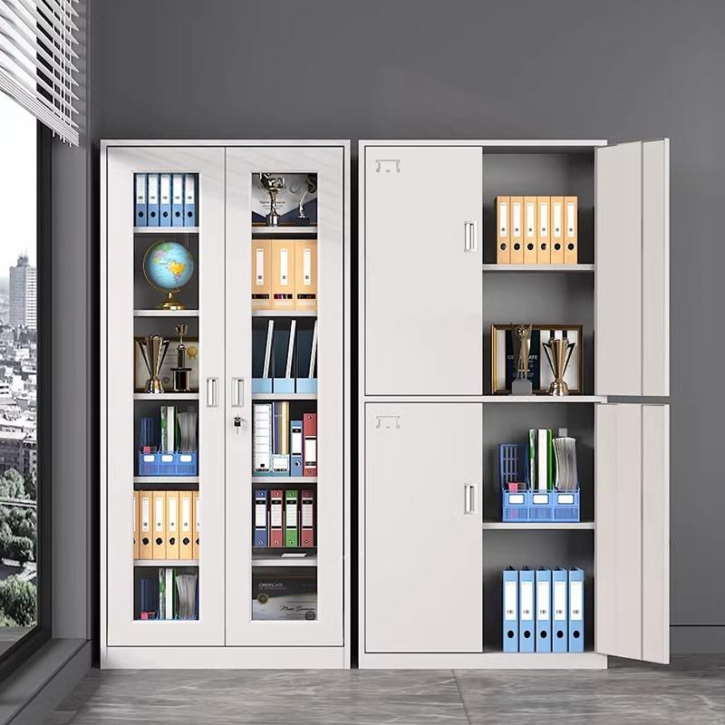 钢制公室文件柜资铁皮柜子档案柜01柜料柜财务凭证柜多办斗子更衣