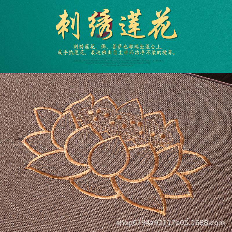 打坐垫禅修垫蒲团跪拜垫静坐冥想打座坐禅垫子加厚椰棕布艺拜佛垫