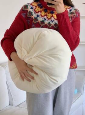 听说这个很火#包子抱枕创意腰枕沙发床头靠垫学生睡觉宿舍办公E18