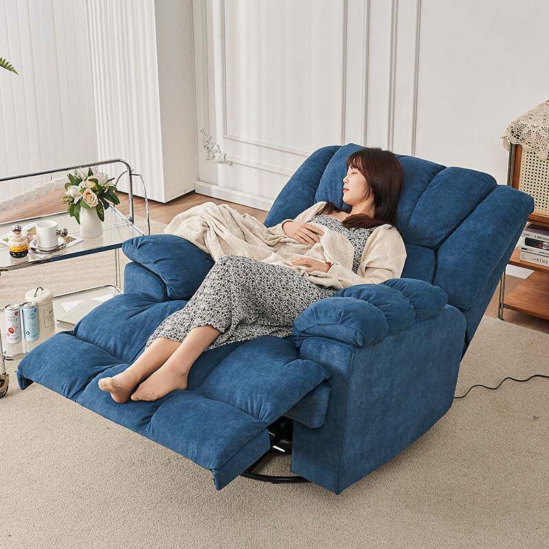 客厅卧室大尺寸可躺单人沙发多功能电动躺椅阳台懒人休闲午睡沙发