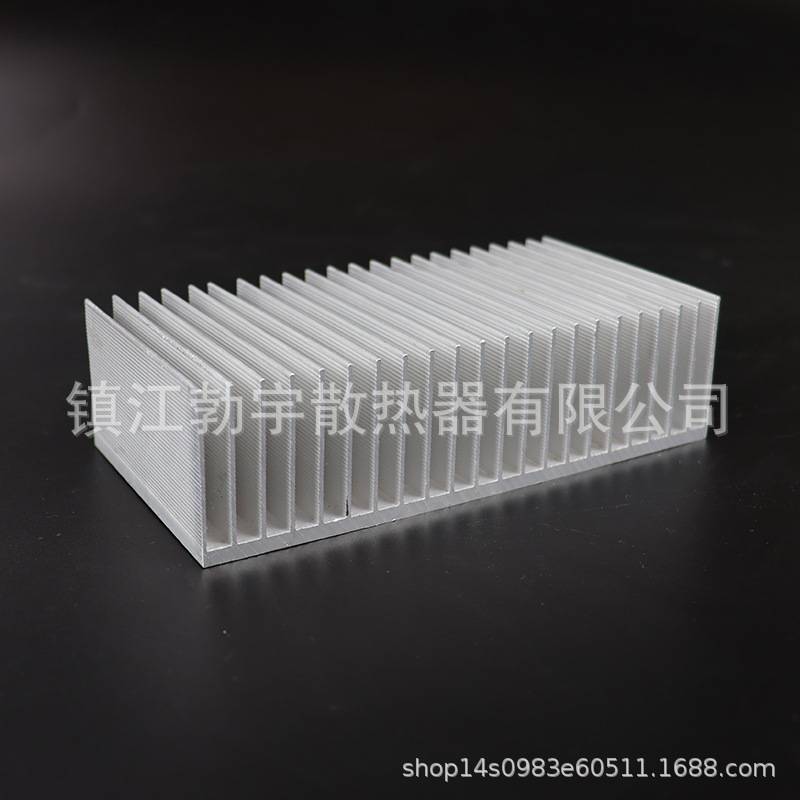 工厂直销98x30mm高功率铝型材散热散热片高密齿可按图机加打孔铣