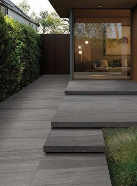 庭院仿古砖600X1200X18厚户外防滑抗冻地铺石瓷砖仿花岗岩石英砖