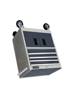 钢盾S025019 2门4抽工具车工作台工具柜存储柜文件柜零件柜