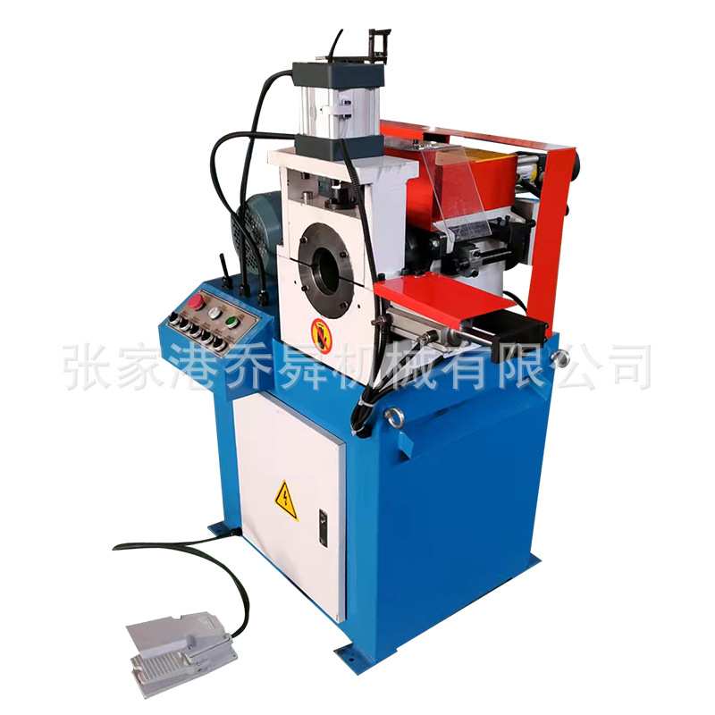 DJ-120单头气动倒角机圆管半自动铁管端面倒角坡口机厂家铝型材