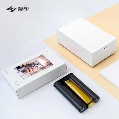 极印装六寸相留升6寸声照片打印原机热华色带彩色光面珠面套装纸4