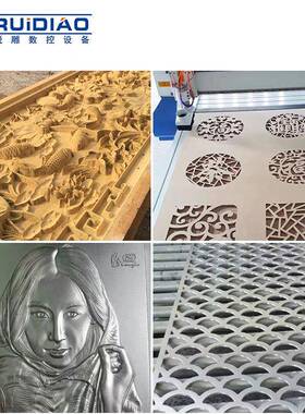 多机头雕刻机家具雕刻机木刻机多头红雕雕刻机木控工RD-1325数雕