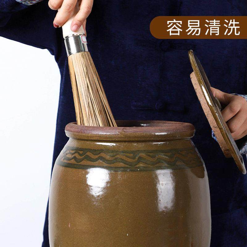 菜子腌菜容用器HKF土腌菜缸咸菜家猪油罐坛老式带盖腌陶肉缸酱缸,家装主材,米桶,淘宝优惠券,粉丝福利购,淘宝优惠卷