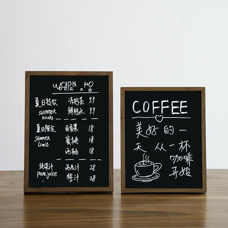 创意亚克力留言板忘黑板记事写字板可擦日程备播摆摊直946价格展