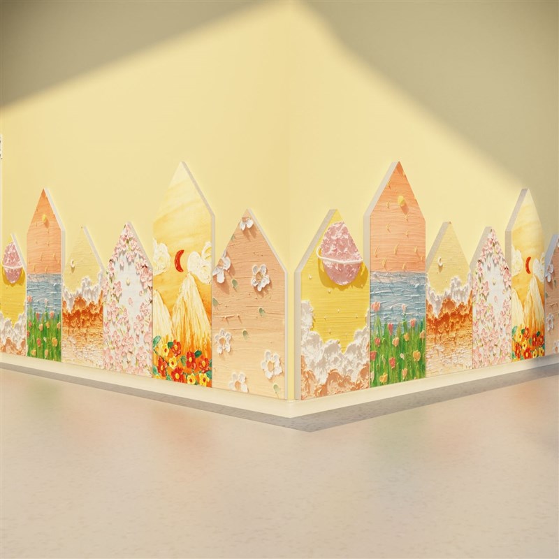 高端幼儿园楼梯墙l面装饰班级文化走廊过道环境创布置材料主题成