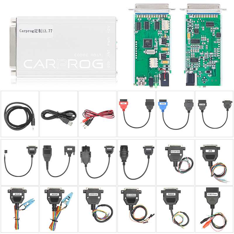 新款 全配版 Carprog V13.77 汽车ECU编程器 ECU芯片调校工具