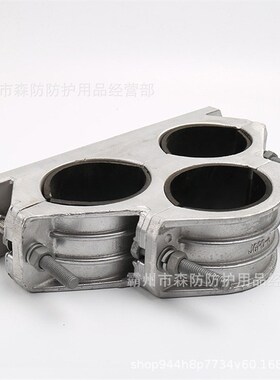 高压电缆固定夹JGPD-6未端用钢性三芯电缆固定夹铝合金电缆卡箍