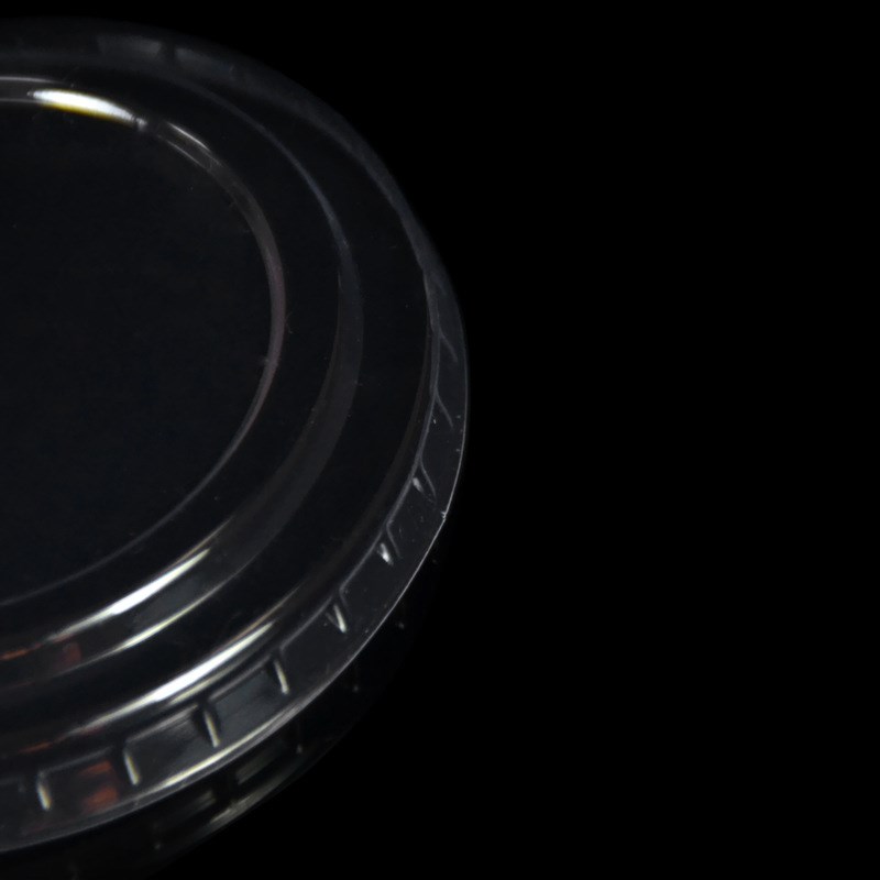 一次性透明塑料杯盖 70口径密封酱料杯盖搭配3安4安通用杯盖