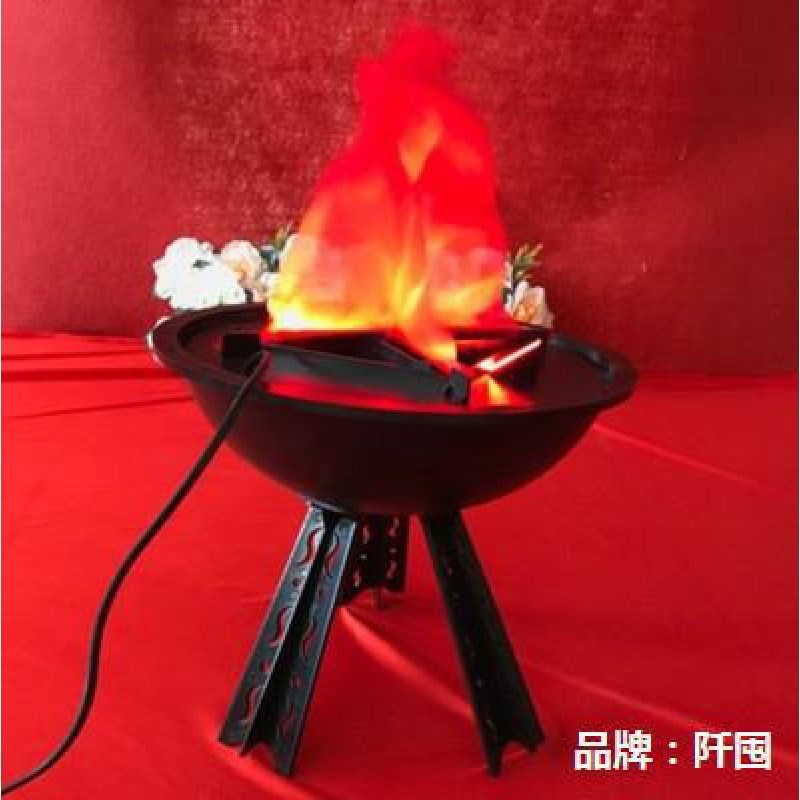 新款中式婚礼道具摆件 婚庆节庆装饰用品火盆马鞍桌椅套路引 拱门