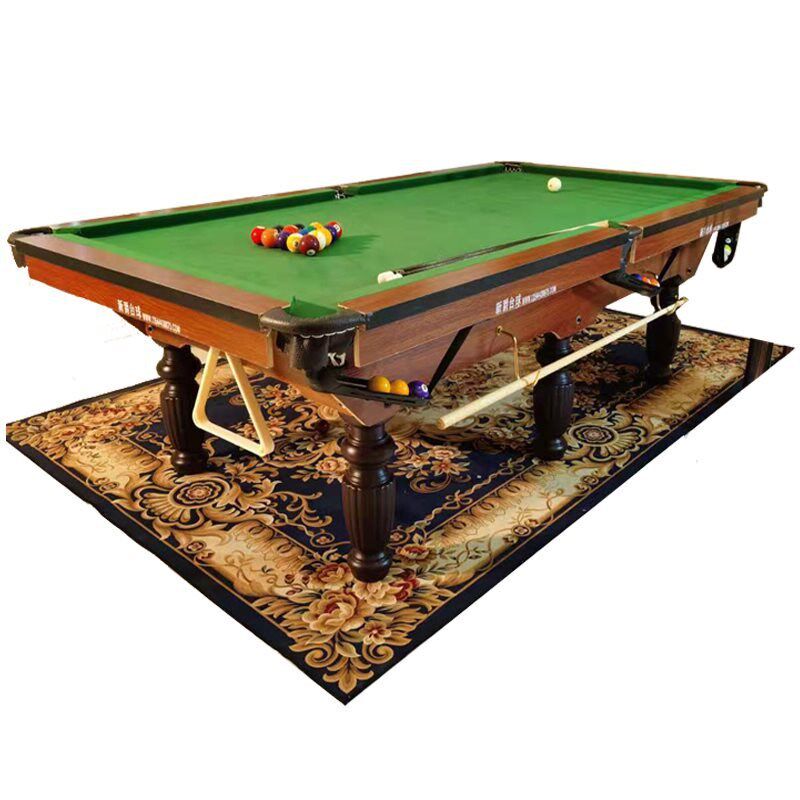 美式台球桌标准型成人家用二合一9球小型大号黑8桌球台商用大理石