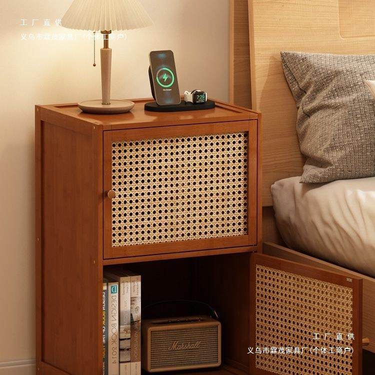 床头柜简约小型家用床边收纳柜子现代储物柜卧室置物架边几床几竹,电子元器件市场,其它元器件,淘宝优惠券,粉丝福利购,淘宝优惠卷