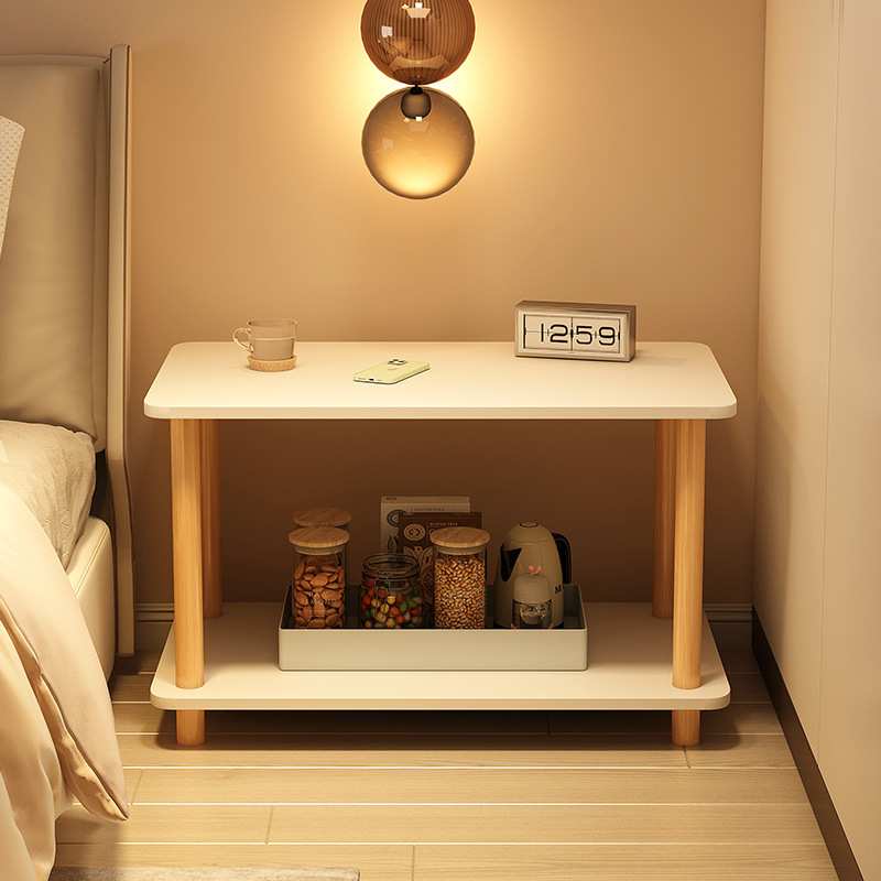 床头柜简约现代家用床头小边几桌子简易出租屋卧室极窄小型置物架