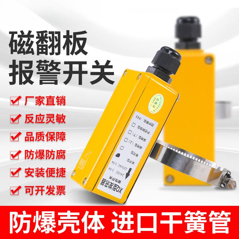 磁翻板液位计报警开关保持限位磁性开关XQ发讯器防爆感应液位控制