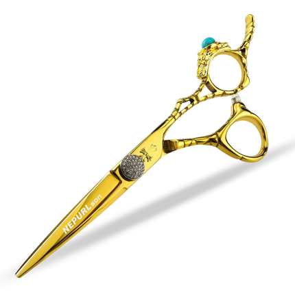 6.0寸440C奈普森美发剪直剪牙剪打薄剪发廊