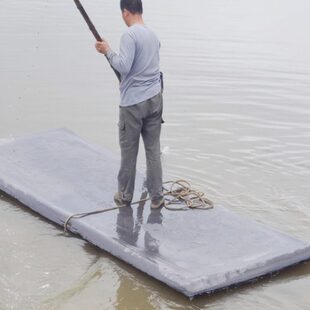 泡沫船渔船船用养殖平板eva泡沫板浮板钓鱼船塑料撒网硬鱼塘浮台