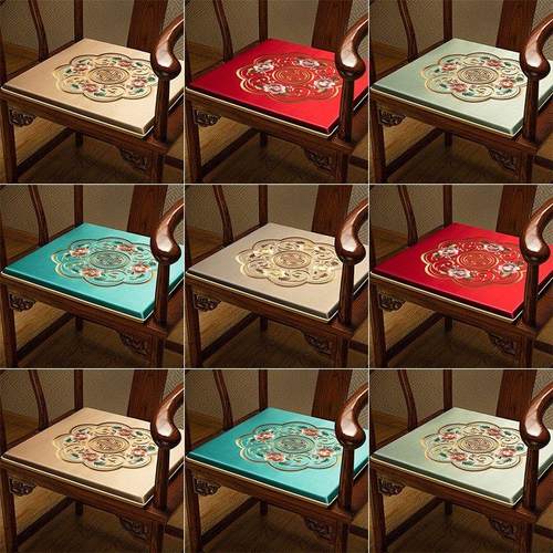 中式红木椅子坐垫屁垫实木太师椅圈椅餐桌茶桌椅垫凳子椅子垫定制