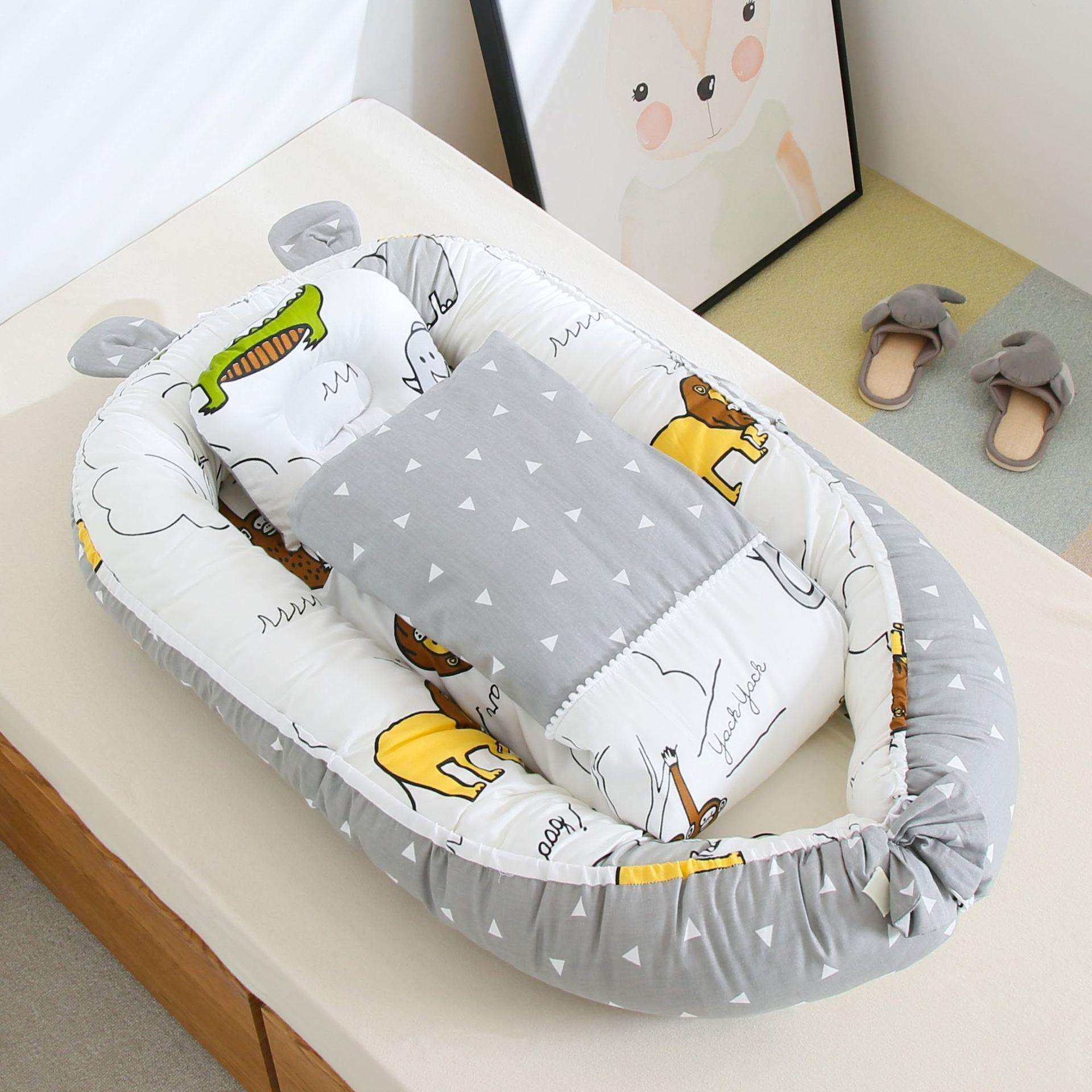 跨境便携式婴儿床床围床垫折叠床中床可拆洗宝宝床新生儿旅行床,玩具/童车/益智/积木/模型,毛绒/玩偶/公仔/布艺类玩具,淘宝优惠券,粉丝福利购,淘宝优惠卷