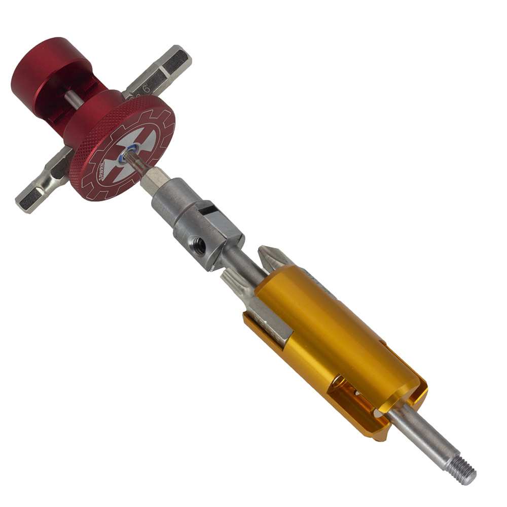 SRWRN 中空中轴牙盘 便携隐藏式自行车多功能组合工具T25六角扳手