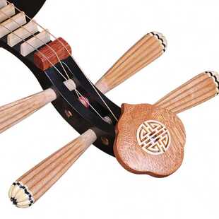 敦煌牌635月琴黄檀木10阳楞如意京剧民乐通用入门初学民乐器