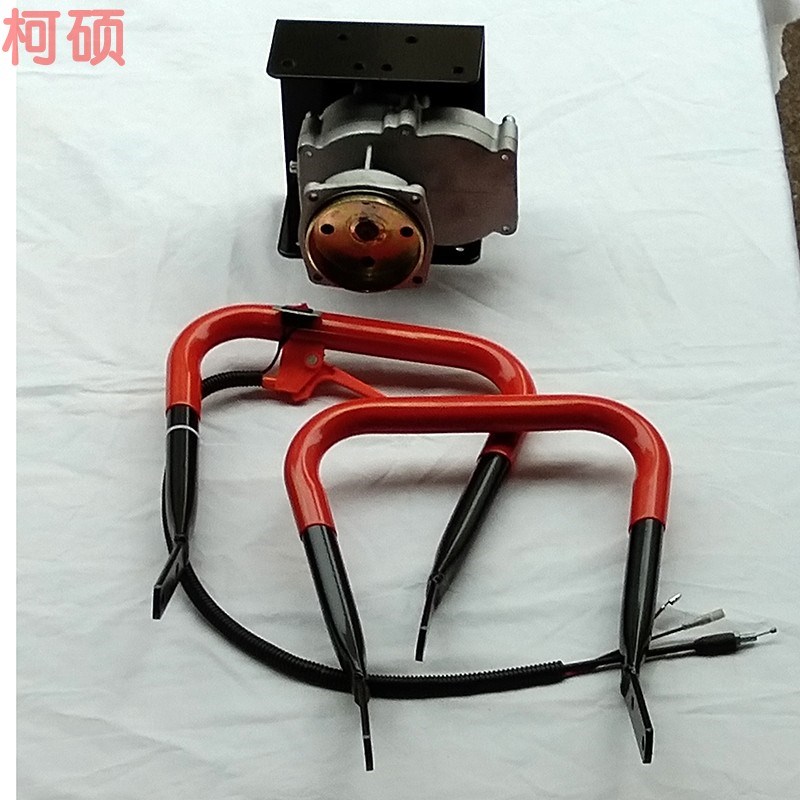 割草机改地钻齿轮箱除草r机打草机改装成种K树挖坑机施肥打洞机配