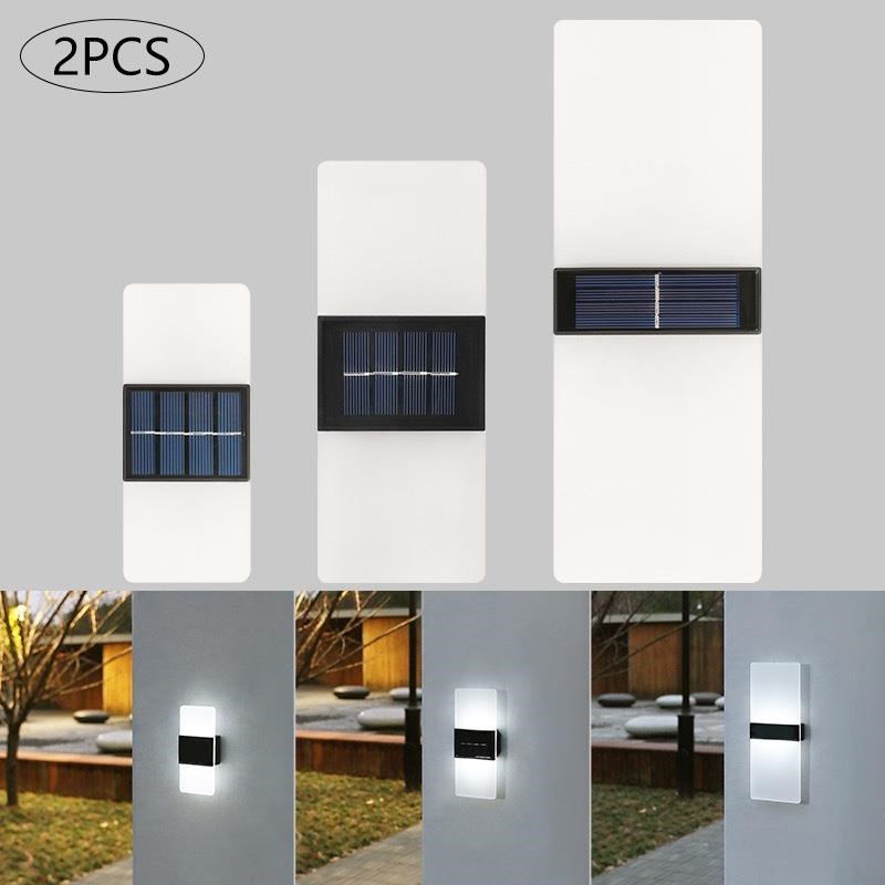 太阳能户外庭院壁灯花园s防水别墅简约现代装饰外墙阳台过道露台