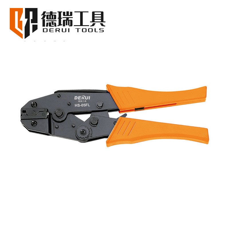 德瑞工具HS-05FL欧式棘轮压线钳压接钳 省力端子压接工具